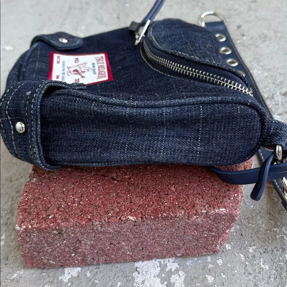 True religion hobo denim bag